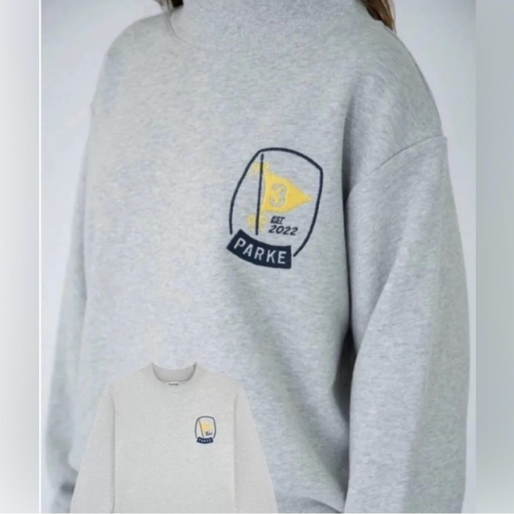 PARKE Birthday Graphic Mockneck in Heritage. Size S/M. New in bag. - Picture 3 of 5